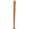 Aura Sopraan Blokfluit BS1; Barok Boring, Hout Gelakt
