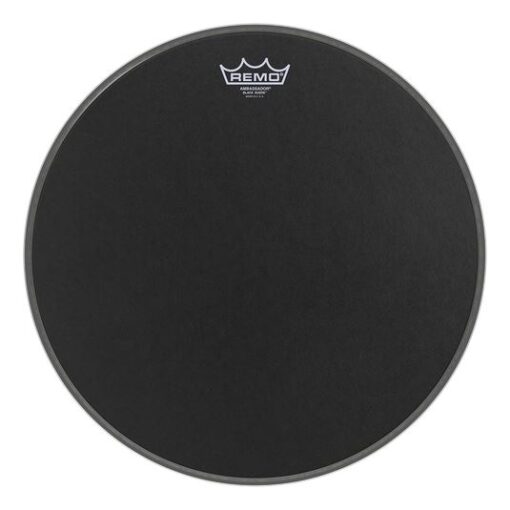 Remo BA-0812-ES Ambassador Black Suede