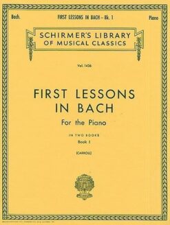 First Lessons in Bach - Book 1