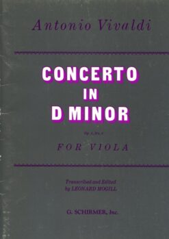 Vivaldi; Concerto in D Minor; Opus 3 No. 6