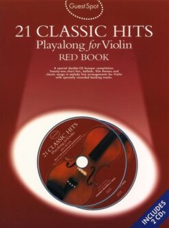 Guest Spot: 21 Classic Hits Playalong For Violin - Red Book