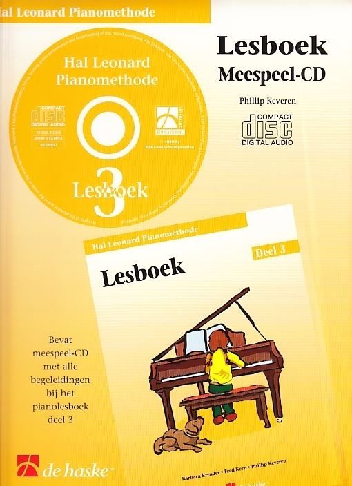 Hal leonard piano Speelboek 3, Meespeel-CD