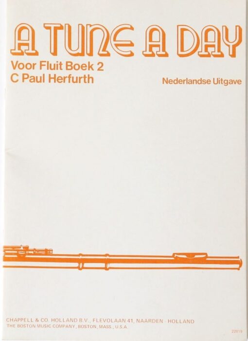 A Tune a Day - Voor Fluit Boek 2 (NL)