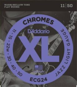 D'addario ECG24 Chromes 11-50 Flatwound