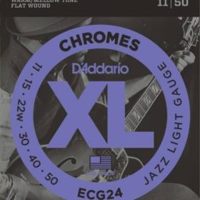 D'addario ECG24 Chromes 11-50 Flatwound