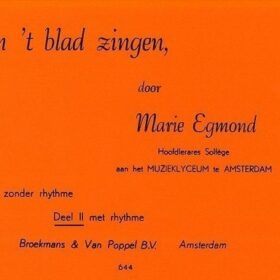 Van 't blad Zingen deel II