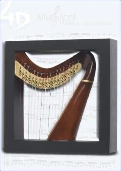 Harp Wall Art 4D Model