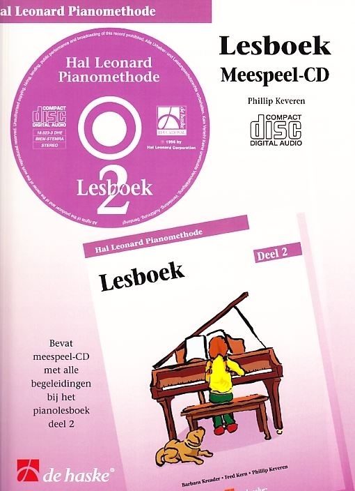 Hal leonard piano Lesboek 2 | Meespeel-CD