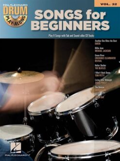 Drum Play Along Volume 32; Songs for Beginners