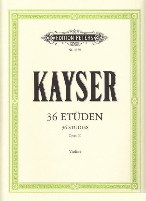 Kayser; Etudes(36) Opus 20