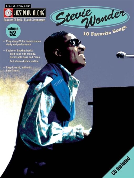 Jazz Play Along: Volume 52 - Stevie Wonder