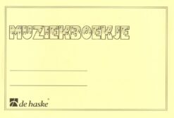 Muziekboekje, A5, 6 Balks Muziekpapier