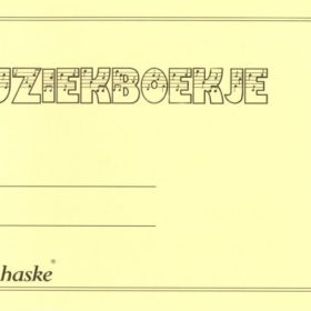 Muziekboekje, A5, 6 Balks Muziekpapier