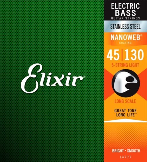 Elixir Nanoweb 14777 Medium Stainless steel