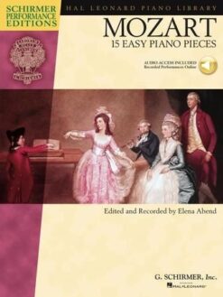 Piano Library; MOZART; 15 Easy Piano Pieces (+Audio Access)