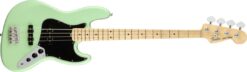 Fender American Performer Jazz Bass, Maple Fingerboard, Satin Surf Green