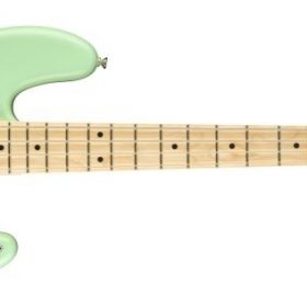 Fender American Performer Jazz Bass, Maple Fingerboard, Satin Surf Green