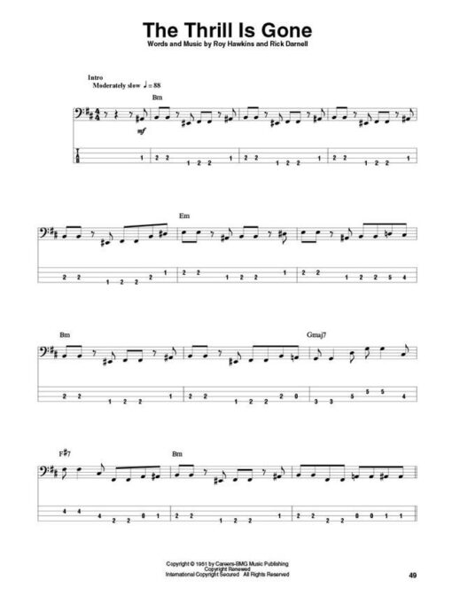 Bass Play-Along, Volume 9: Blues