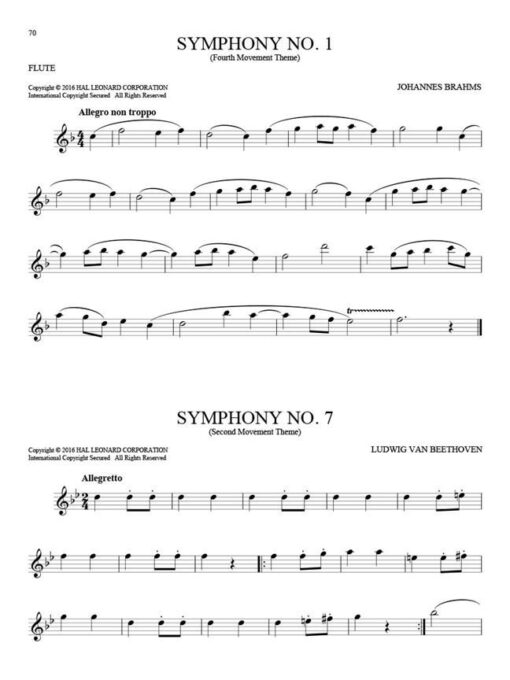 101 Classical Themes for Flute