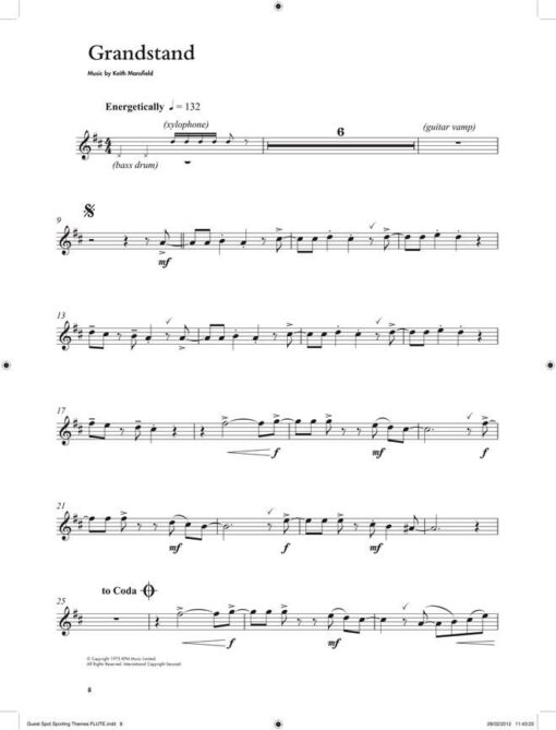 Guest Spot: Sporting Themes - Flute