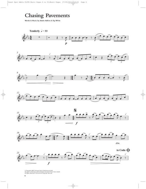 Guest Spot: Adele - Play-along for Flute