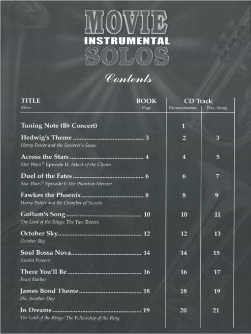 Movie Instrumental Solos - Flute