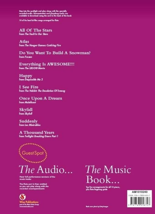 Guest Spot; Big Film Hits, Playalong for Flute