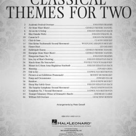 Classical Themes for Two Flutes