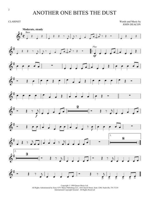 Queen, Updated Edition (Clarinet)