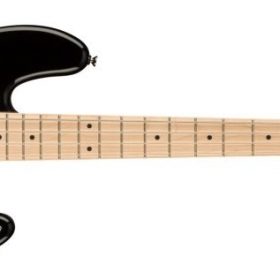 Squier Affinity Series™ Jazz Bass®, Maple Fingerboard, Black Pickguard, Black