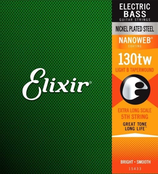 Elixir Nanoweb Medium B / .130tw Extra Long 15433