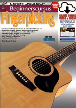 Beginnerscursus Fingerpicking Gitaar (Boek + Online Video en Audio)