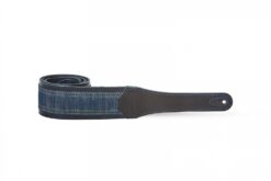 Taylor Blue Denim Strap, Navy Leather 2,5"