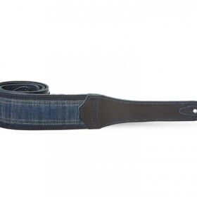 Taylor Blue Denim Strap, Navy Leather 2,5"