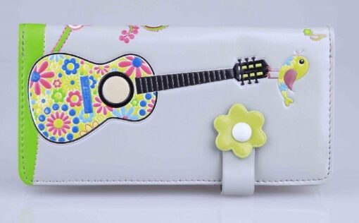 Zipper Wallet: Hippy Guitar Large