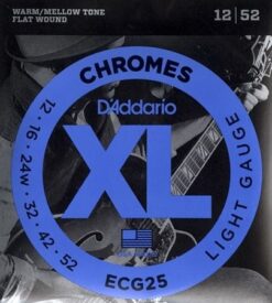 D'addario ECG25 Chromes 12-52 Flatwound