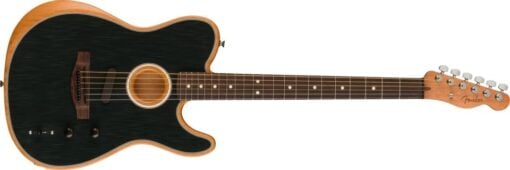 Fender Acoustasonic Player Telecaster, Rosewood Fingerboard, Brushed Black