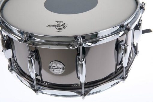 Gretsch Hammered Black Steel Snaredrum