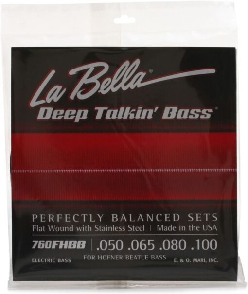 La Bella 760FHBB Flatwound Beatle Bass