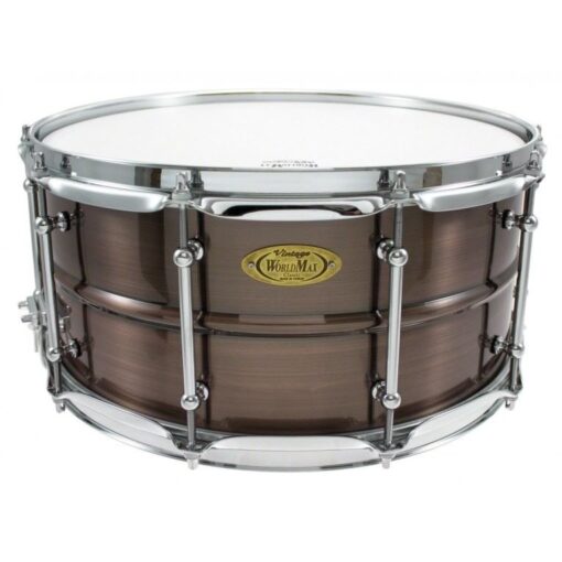 WorldMax BKR-6514SH Black Dawg Brushed Red Copper Snaredrum