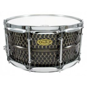 WorldMax BKH-6514SH Black Dawg Hammered Brass Snaredrum