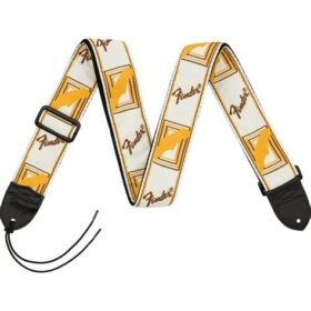 Fender Mono Strap, White/Brown/Yellow