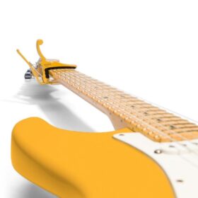 Kyser Fender® x Kyser® Quick-Change® Electric Guitar Capo, Butterscotch Blonde