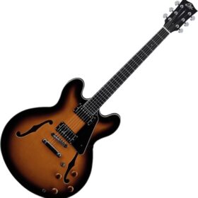 EKO SA350 Tribute Double Cut Sunburst