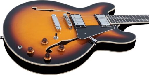 EKO SA350 Tribute Double Cut Sunburst