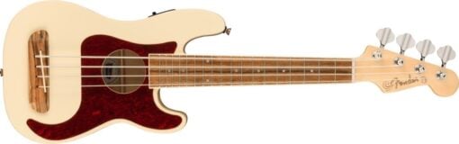 Fender Fullerton Precision Bass® Uke, Walnut Fingerboard, Tortoiseshell Pickguard, 3-Color Sunburst