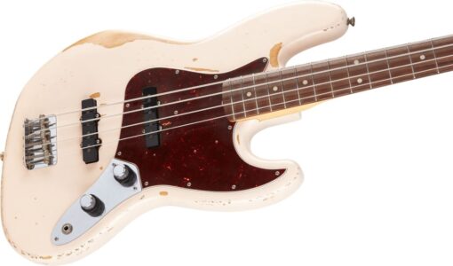 Fender Flea Jazz Bass, Rosewood Fingerboard, Roadworn Shell Pink