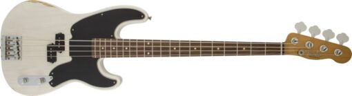 Fender Mike Dirnt Road Worn Precision Bass, Rosewood Fingerboard, White Blonde