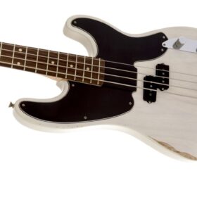 Fender Mike Dirnt Road Worn Precision Bass, Rosewood Fingerboard, White Blonde