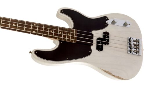 Fender Mike Dirnt Road Worn Precision Bass, Rosewood Fingerboard, White Blonde